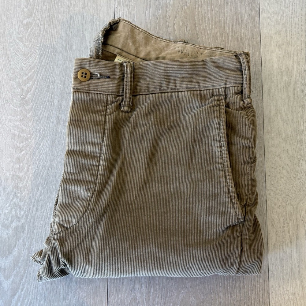 Double RL Ralph Lauren Pants Men's 31x32 Corduroy Button Fly Brown RRL 41381